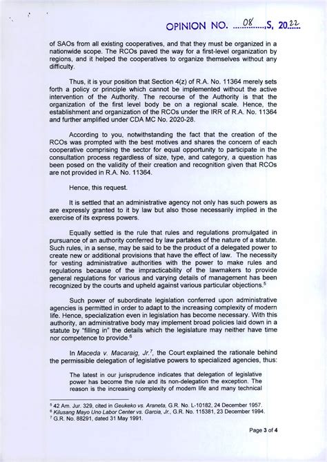 doj coop|The Cooperative Development Authority (CDA) requested for the opinion.
